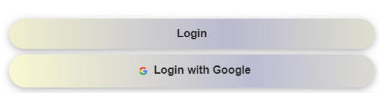 Login with Google button shown in UX Login component